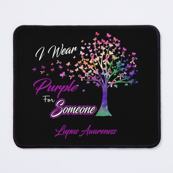 Item preview, Ribbon Tree I Wear Purple For Someone Lupus Awareness designed and sold by Tadmab.