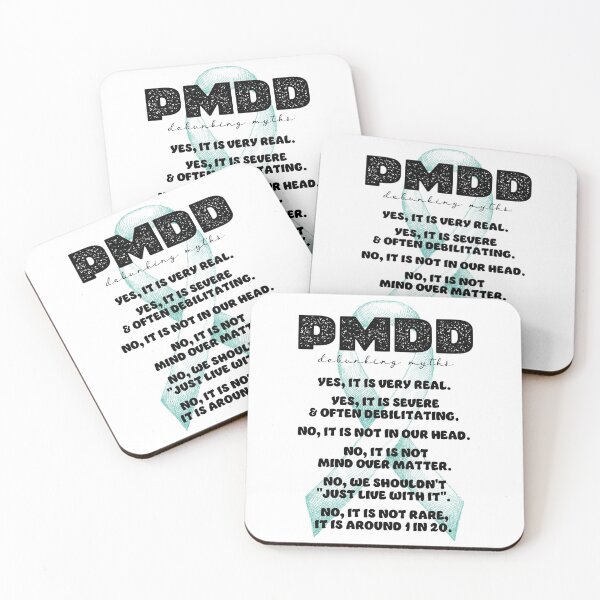 Item preview, PMDD Awareness, more research needed, 1 in 20, it is very real and often debilitating. designed and sold by Orianah.