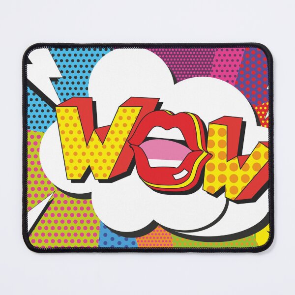 Item preview, Wow pop art comic designed and sold by NoahDea.