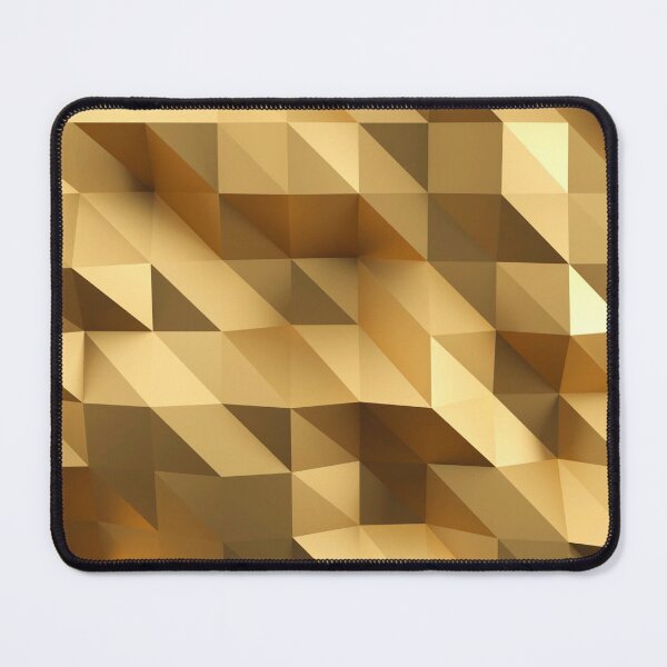 Item preview, Abstract gold triangles geometric pattern designed and sold by cutecrazytshirt.