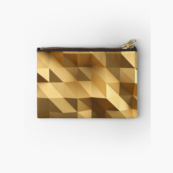 Item preview, Abstract gold triangles geometric pattern designed and sold by cutecrazytshirt.