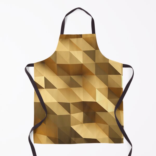 Item preview, Abstract gold triangles geometric pattern designed and sold by cutecrazytshirt.