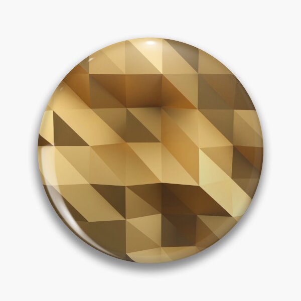 Item preview, Abstract gold triangles geometric pattern designed and sold by cutecrazytshirt.