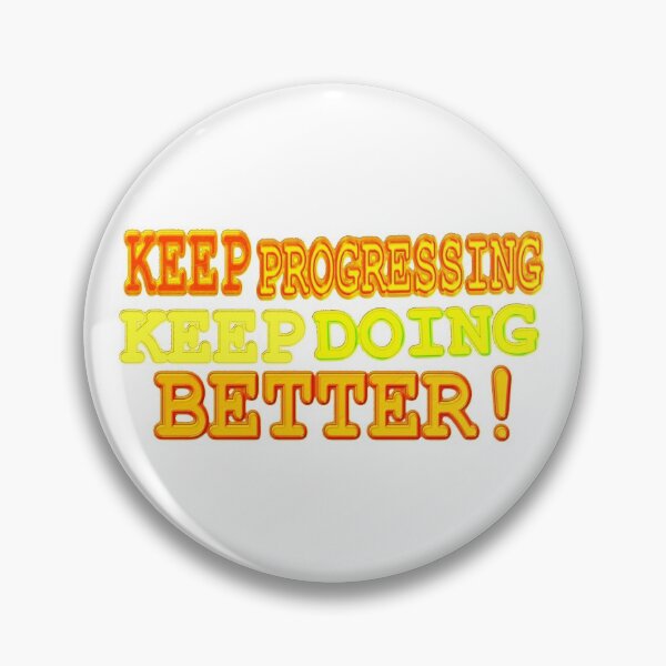 Item preview, Cute Expression Artwork Design "KEEP PROGRESSING". Buy Now designed and sold by Health And Fitness Posts e-Store.