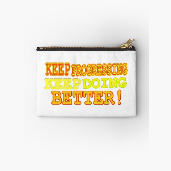 Item preview, Cute Expression Artwork Design "KEEP PROGRESSING". Buy Now designed and sold by Health And Fitness Posts e-Store.