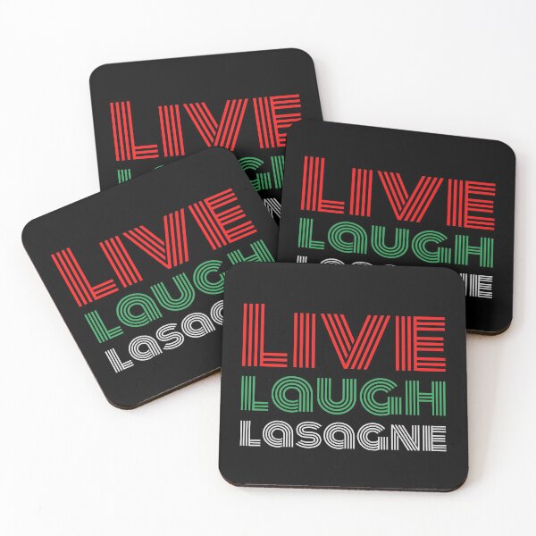 Item preview, Live Laugh Lasagne Quote - Funny Quote for Italians designed and sold by alchemytree.