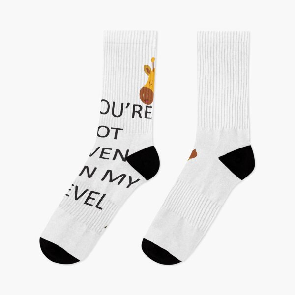 Item preview, You're Not Even On My Level Funny Giraffe designed and sold by Touch of FEZ.