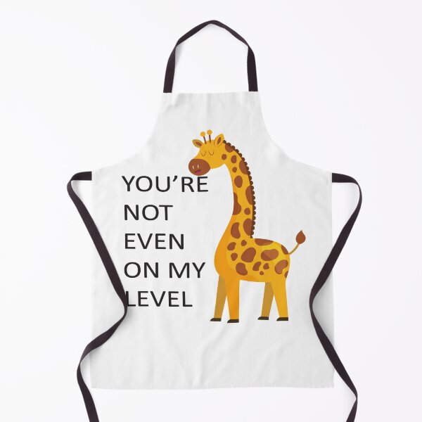 Item preview, You're Not Even On My Level Funny Giraffe designed and sold by Touch of FEZ.