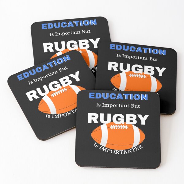 Item preview, EDUCATION IS IMPORTANT BUT RUGBY IS IMPORTANTER designed and sold by Innovational.