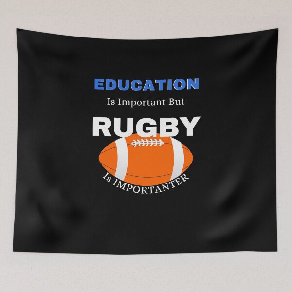 Item preview, EDUCATION IS IMPORTANT BUT RUGBY IS IMPORTANTER designed and sold by Innovational.