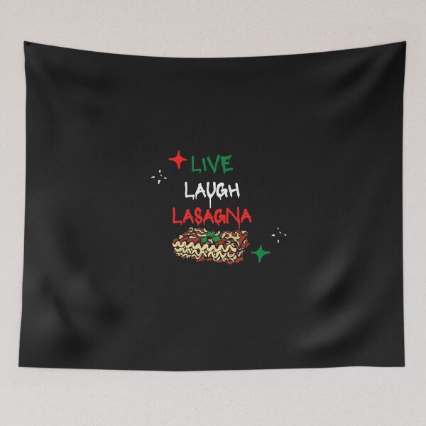 Item preview, Live Laugh Lasagna- Flag Of Italy designed and sold by universegrace.