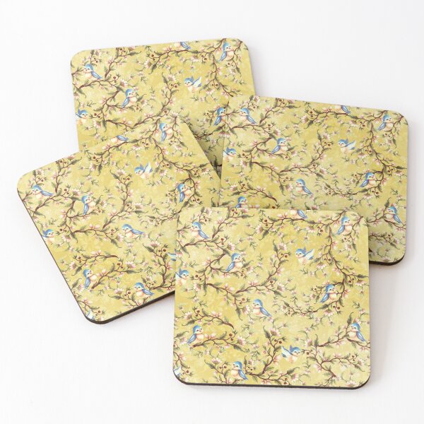 Item preview, Yellow Floral Birds designed and sold by LouieVanille.