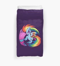 Double rainbow power Duvet Cover