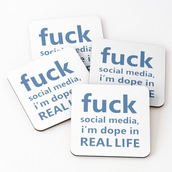Item preview, Fuck social media designed and sold by AmyHugh88.