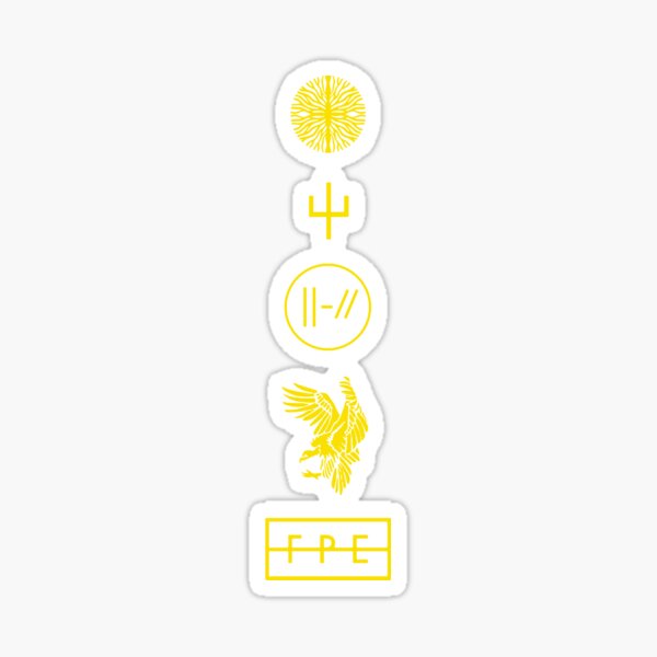 yellow yellow Sticker