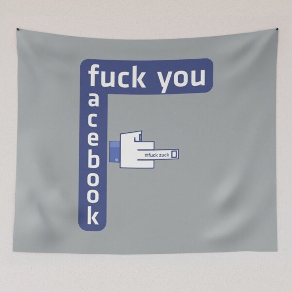 Item preview, Fuck Facebook dislike designed and sold by AmyHugh88.