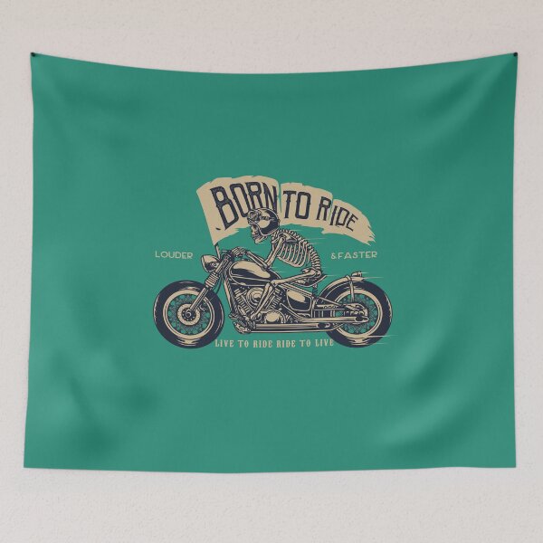 Item preview, Born to ride Louder and Faster Motorcycle Legend designed and sold by faudeltn.