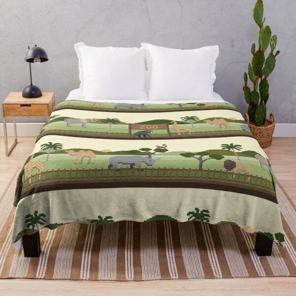 Item preview, Pixel art zoo animals pattern designed and sold by EngineerGoC.