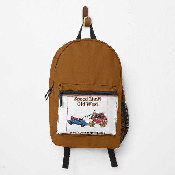 Item preview, Western Art / Montana Land of the Old West / Speed Limit designed and sold by Imagin8er.