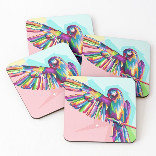 Item preview, Pop art colorful parrot designed and sold by NoahDea.