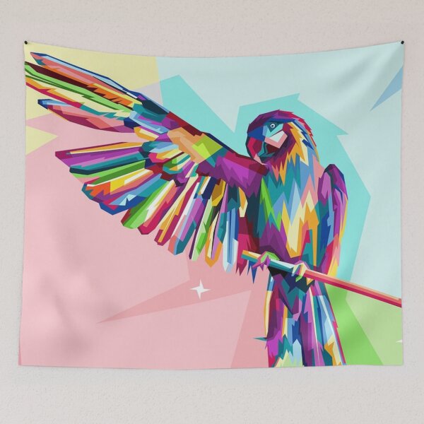 Item preview, Pop art colorful parrot designed and sold by NoahDea.