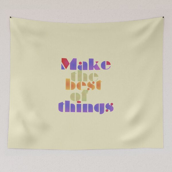 Item preview, Make the Best of Things Modern Retro  designed and sold by glowvim.