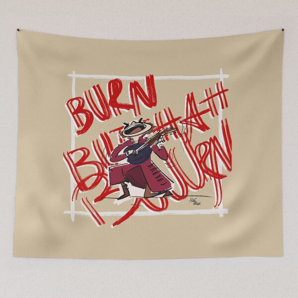 Item preview, Burn butcher burn - Jaskier  designed and sold by happyfox.
