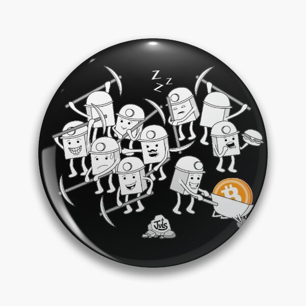 Artikelvorschau, Kryptowährung Bitcoin Miner entworfen und verkauft von Juls Designs.
