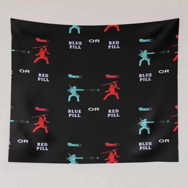 Item preview, Red Pill or Blue Pill Matrix designed and sold by TheOrificeFlow.