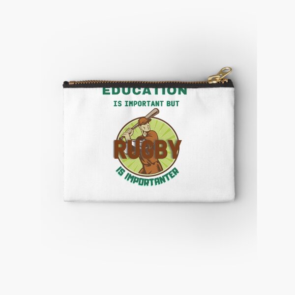Item preview, EDUCATION IS IMPORTANT BUT RUGBY IS IMPORTANTER designed and sold by Innovational.