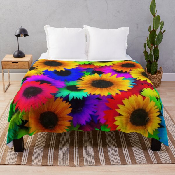 Item preview, Colorful sunflower pattern designed and sold by NoahDea.