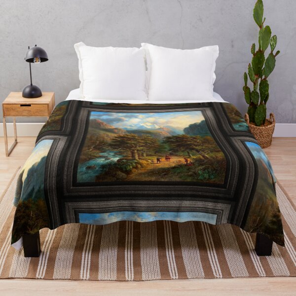 Item preview, Landscape In The High Mountains by Alexander Joseph Daiwaille Classical Art Xzendor7 Old Masters Reproductions designed and sold by Xzendor7 Digital Art Creations.