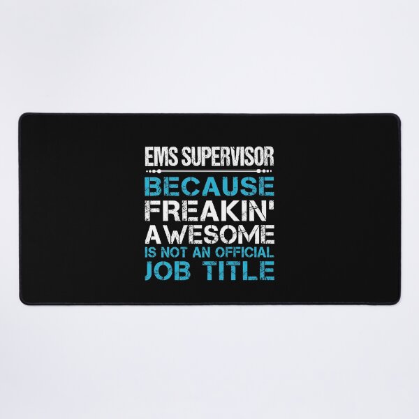 Item preview, Ems Supervisor T Shirt - Freaking Awesome Job Gift Item Tee designed and sold by oetate4774.