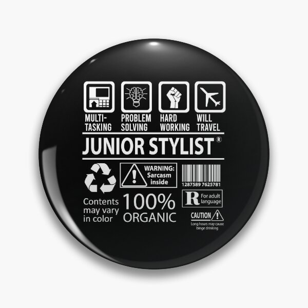 Item preview, Junior Stylist T Shirt - MultiTasking Certified Job Gift Item Tee designed and sold by sabinacsnm.