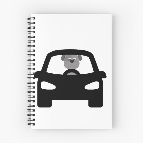 Item preview, Dog driving a car  designed and sold by ATWAK.