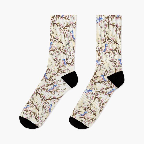 Item preview, Floral Blue Birds designed and sold by LouieVanille.