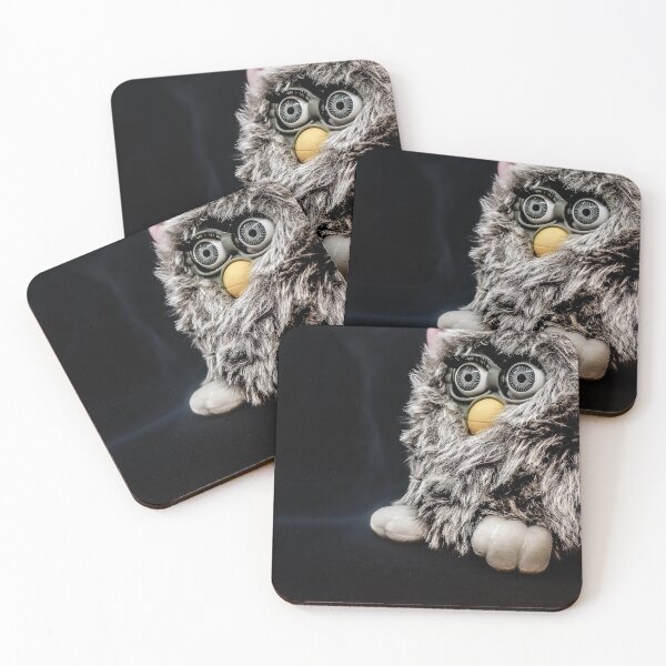 Item preview, Profile of Fluffy Grey Furby  designed and sold by FurbyFun.