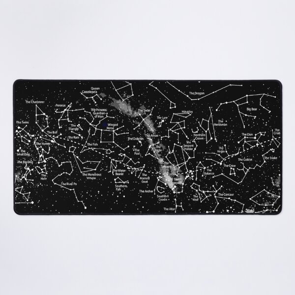 Item preview, THE constellations: Vintage 1880 Star Map Print designed and sold by posterbobs.