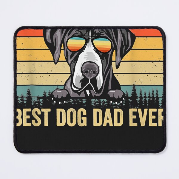 Item preview, Great Dane Dad Best Dog Dad Ever Vintage Father's Day T-Shirt designed and sold by DannyPowers3.