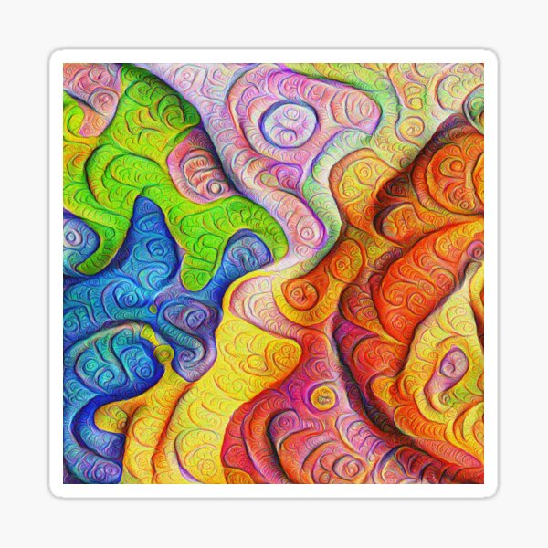 Item preview, Color Cracks #DeepDream designed and sold by blackhalt.