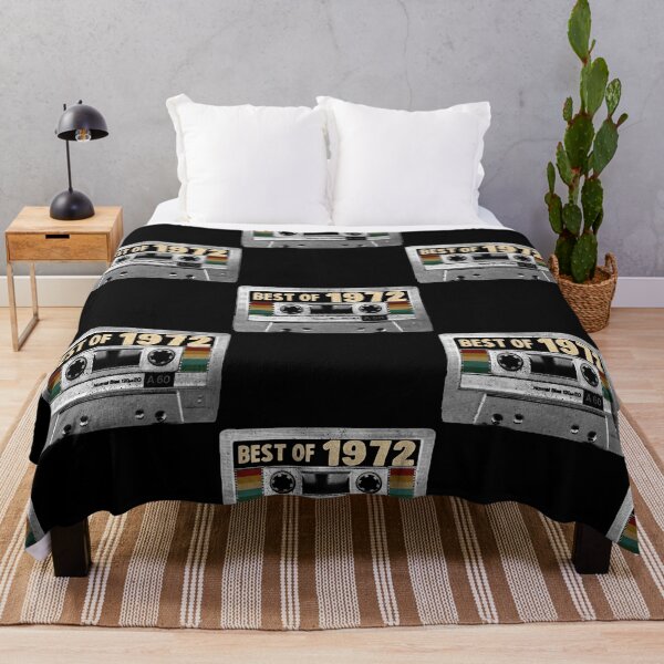 Item preview, Best of 1972 Birthday Gifts for born in 1972 Vintage Cassette Tape Design designed and sold by Wilma Meister.