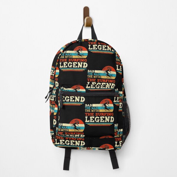 Item preview, dad the man the myth the surfing legend - the best gift for surfing dad designed and sold by Wilma Meister.