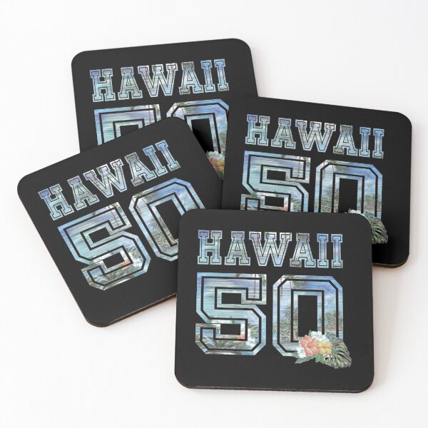 Item preview, Hawaii 50 Birthday Hawaiian Cool Tropical Hawaiian Vintage Gift Present Men Women designed and sold by Wilma Meister.