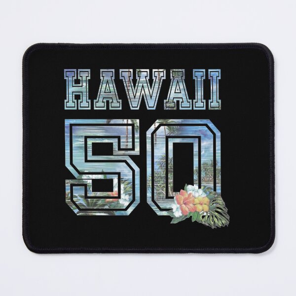 Item preview, Hawaii 50 Birthday Hawaiian Cool Tropical Hawaiian Vintage Gift Present Men Women designed and sold by Wilma Meister.