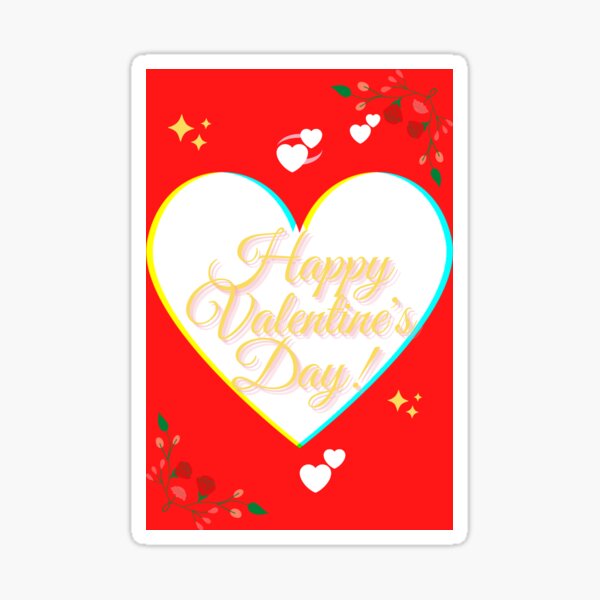 Happy Valentine's Day gifts for fit men, Valentine's Day gift ideas for men  2021, Gift ideas for gym lover and the energetic guy in your life Sticker  for Sale by jkernz