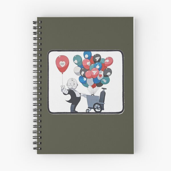 Item preview, Hombre divertido con globos designed and sold by KateLow66.