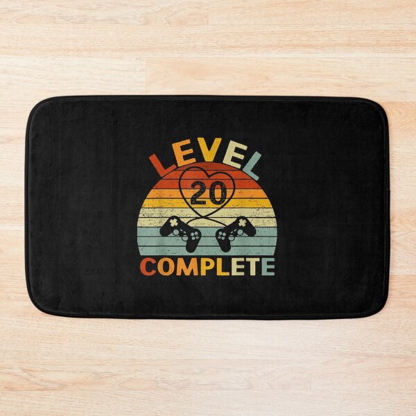 Item preview, Level 20 Complete Gamers Couple 20th Wedding Anniversary designed and sold by Wilma Meister.