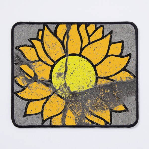 Item preview, Abstract Sunflower Art Print-On Concrete designed and sold by Katedesignz.