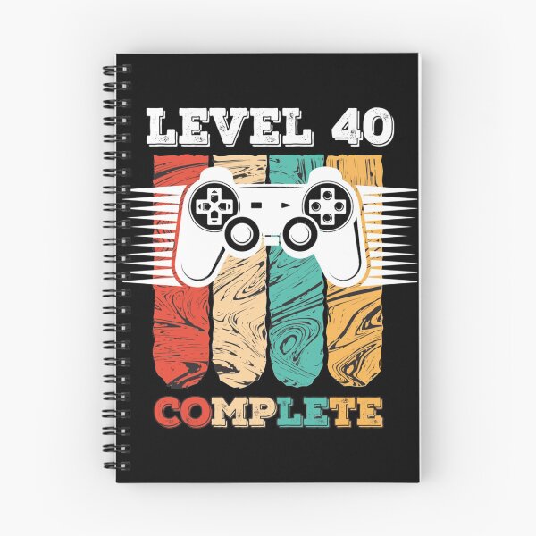 Item preview, Level 40 Complete 40th Birthday - Celebrate 40th Wedding Gift Video Gamer designed and sold by Wilma Meister.