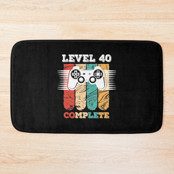 Item preview, Level 40 Complete 40th Birthday - Celebrate 40th Wedding Gift Video Gamer designed and sold by Wilma Meister.